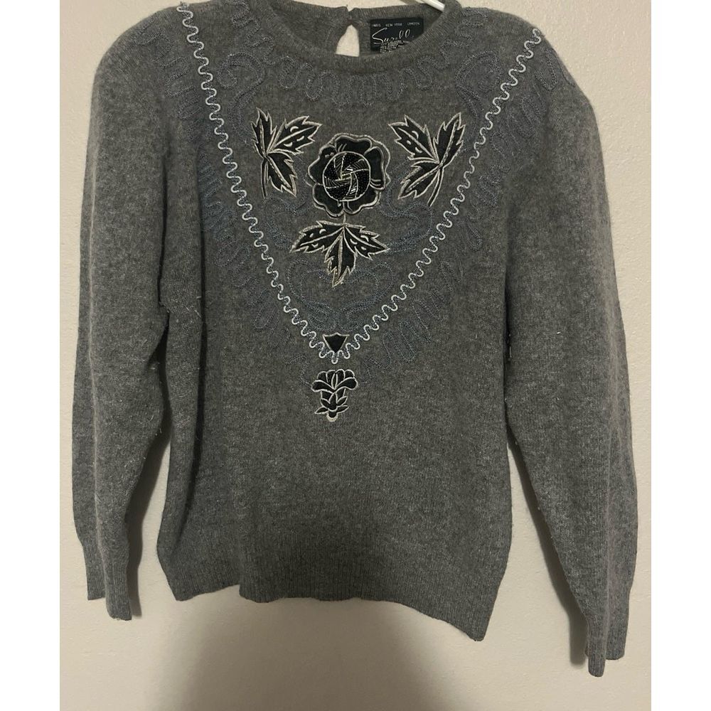 Suzelle lambs wool&angora rabbit hair sweater